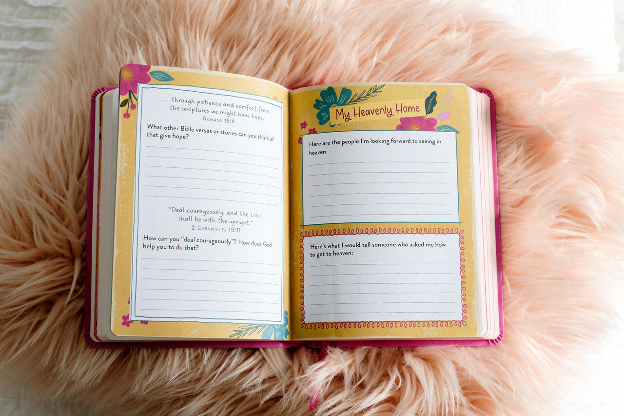 My Bible SKJV for Girls (Pink and Gold Florals)