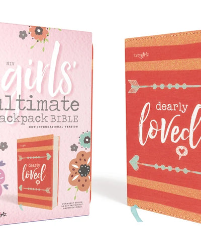 NIV, Girls' Ultimate Backpack Bible, Faithgirlz Edition, Compact, Red Letter Edition, Comfort Print