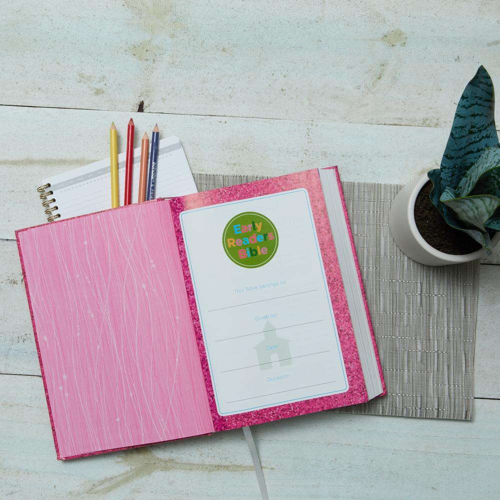 NKJV, Early Readers Bible, Hardcover, Pink