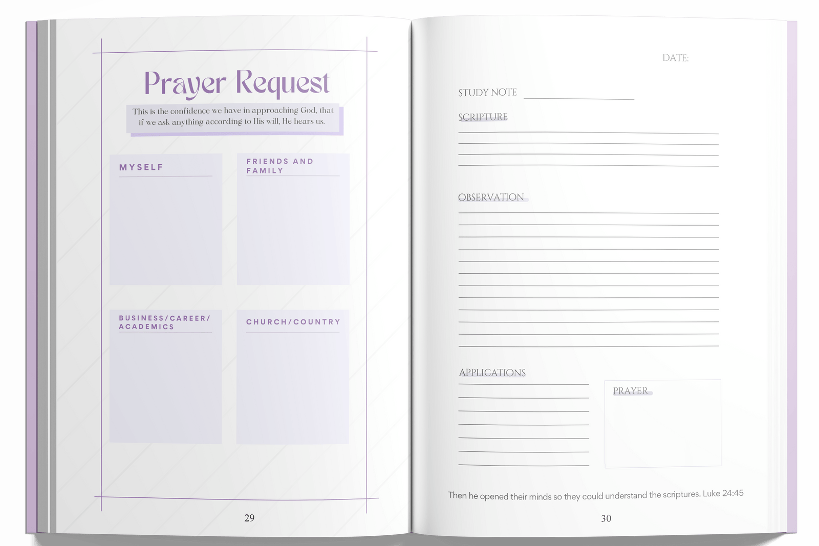Planner page preview