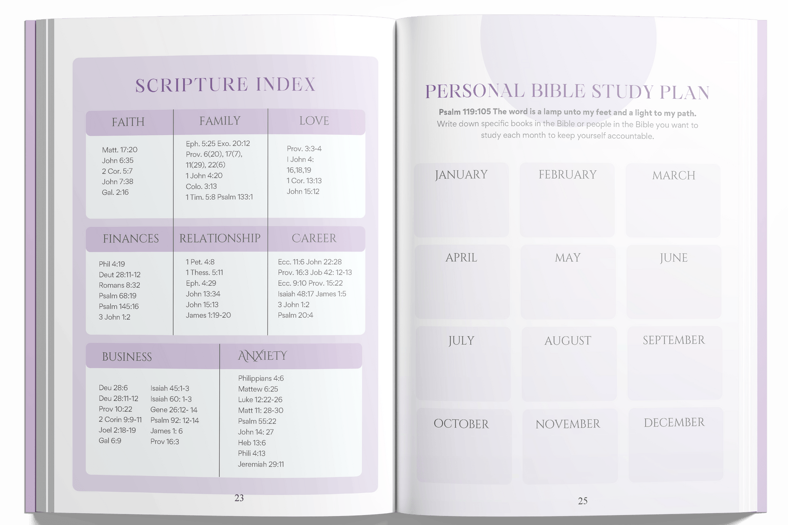 Planner page preview