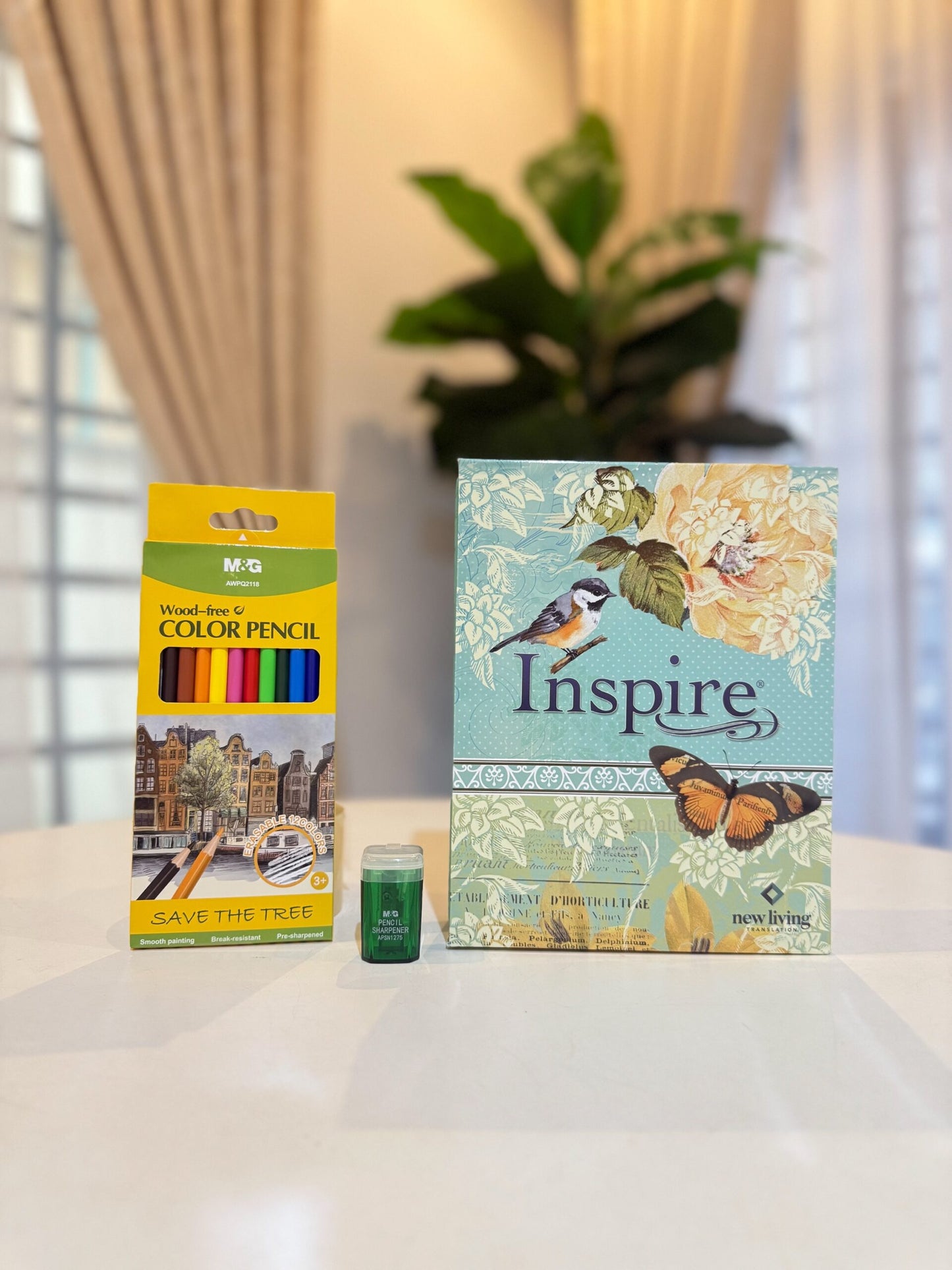 Inspire Bible Hard Cover Blue NLT