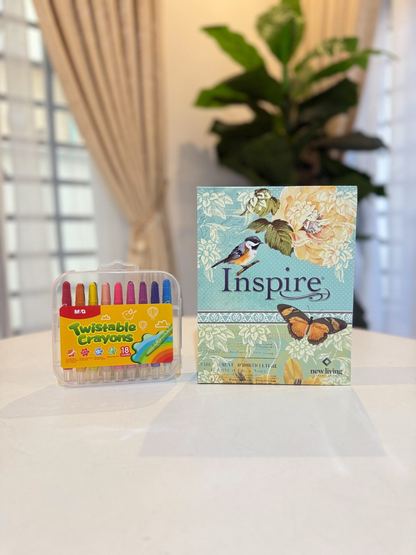 Inspire Bible Hard Cover Blue NLT